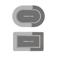 thumbnail image 2 of Dvkptbk Bath Set of 2 Bathroom Rugs Bath Mat Non Slip Absorbent Stain Resistant Quick Dry Washable Bathroom Rug Bath Mats for Bathroom Floor Tub Sink Shower Mat Easy Care Gray 16"x24", 2 of 8