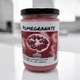 thumbnail image 2 of Bougie de 355 ml à la Grenade Vegan à la Noix de Coco et au Soja, Versée à la Main, Écologique, Brûlant Propre, Mèche en Bois Fruitée, 2 of 5