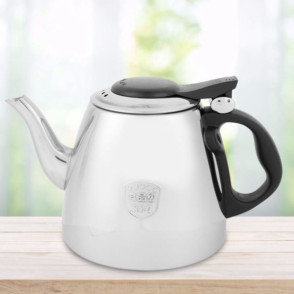 Marmite à eau, marmite à eau à fond plat en acier inoxydable fonctionne sur la cuisinière à induction