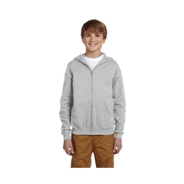 Jerzees Sweat à Capuche Zippé en Polaire pour Grand Garçon, Style 993B