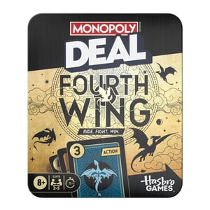 Monopoly Deal Fourth Wing Game, Officially Licensed Card Game Inspired by the Empyrean Series