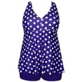 thumbnail image 1 of HAWEE Womens Plus Size Tankini Swimsuits with Shorts Two Piece Bathing Suit Floral Printed Swimwear, 1 of 4