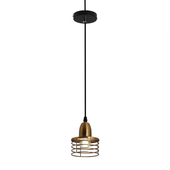 Amdohai CalmGeek AC110-120V 40W(Max.) Industrial Retro Style Pendant Light Ceiling Lamp E26 Base Socket Holder for Bedroom Living Room Study Room Cafe Shop Restaurant