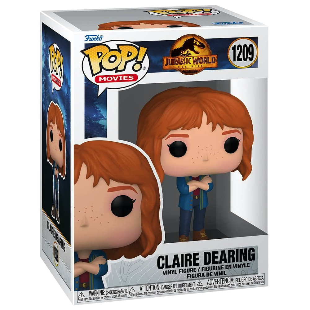 Funko Pop! Movies: Jurassic World Dominion - Claire Dearing Figurine En Vinyle