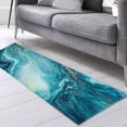 thumbnail image 4 of Marble Floor Mat Door Mat Long Mats Comfort Rug Carpet Entrance Doormat Blue, 4 of 9