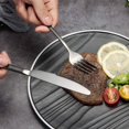 thumbnail image 3 of EcoNesxp Stainless Steel Black Cutlery Unique Design Portable Travel Cutlery Set with Box, 3 of 5