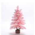 thumbnail image 1 of HOZADOIE Pink Mini Jewelry Home Decor Pointed Snow Spray Mini Christmas Tree 30cm Christmas Snowflake Desktop Window Decoration, 1 of 6