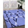 thumbnail image 3 of Ahgly Company Machine Washable Indoor Rectangle Transitional Denim Blue Area Rugs, 2' x 4', 3 of 7