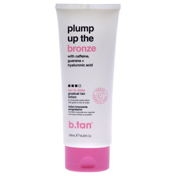 Lotion Bronzante Graduelle Plump Up The Bronze - Bronzage à Profond par B.Tan pour Unisexe - Poudre Bronzante 8 oz