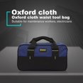 thumbnail image 4 of Sac à Outils Grande Capacité Sac à Main Imperméable en Tissu Oxford Sac d'Électricien, 4 of 8