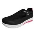 thumbnail image 2 of Espadrilles pour Femmes à Enfiler, Mocassins à Plateforme Confortables pour Femmes, Style Romain, Grande Pointure, Chaussures de Printemps pour Femmes, Noir, 2 of 4