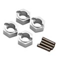 thumbnail image 1 of 4 Pieces Wheel Adapter Wheel Spacers Alloy Coupler Adapter Hub for 24 Fcx24 24 Crawler, 1 of 8