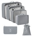 thumbnail image 1 of EGNMCR Organisateurs et Rangement de Garde-Robe, Organisation et Rangement, Bacs de Rangement, Contenants de Rangement Sac de Voyage Ensemble de 6 Pcs Sac de Rangement Multifonctionnel Ensemble de 6 Pcs un Rangement, 1 of 5