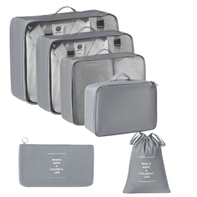 EGNMCR Organisateurs et Rangement de Garde-Robe, Organisation et Rangement, Bacs de Rangement, Contenants de Rangement Sac de Voyage Ensemble de 6 Pcs Sac de Rangement Multifonctionnel Ensemble de 6 Pcs un Rangement