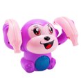 thumbnail image 1 of fastboy Plastic Monkey Toy With 360° Rotating Arm Baby S Cognitive Development Cool Lighting And Dynamic purple No Battery, 1 of 6