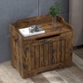 thumbnail image 1 of Cherish Coffre de Rangement, Banc de Rangement avec Charnière de Sécurité, Coffre de Rangement en Bois, Coffre de Rangement à Couvercle Rabattable pour Couvertures, Banc de Rangement pour Entrée, Salon, Chambre, 1 of 6