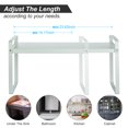 thumbnail image 4 of Unique Bargains Expandable Cabinet Shelf Organizers, Kitchen Counter Shelves, Stackable Counter Storage Shelf for Bathroom Pantry, Green, 4 of 6