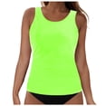 thumbnail image 1 of MIASHUI Women's Tankini Swimwear Set Bikini Top With Swim Shorts Beach Pool Outfit GN2,L, 1 of 5