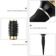 thumbnail image 4 of 1Set Hair Curling Comb Black Ceramic Aluminum Tube Nylon Plastic Handle For Diy Curly Hair Home Use, 4 of 8