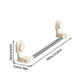 thumbnail image 3 of Suction Cup Towel Rack | Strong Adhesive Wall Mounted Bathroom Shelf | No Drill Installation | Durable Waterproof Material | Versatile Storage for Towels and Accessories | Modern Space, 3 of 3