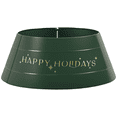 thumbnail image 1 of HOMCOM 26 Inch Christmas Tree Collar Ring, Stand Cover for Decor, Green, 1 of 10