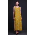 thumbnail image 4 of Bimba Robe Longue en Rayonne Imprimée Feuilles pour Femmes Chic Bohème Été Maxi Plage - Très Petit, 4 of 4