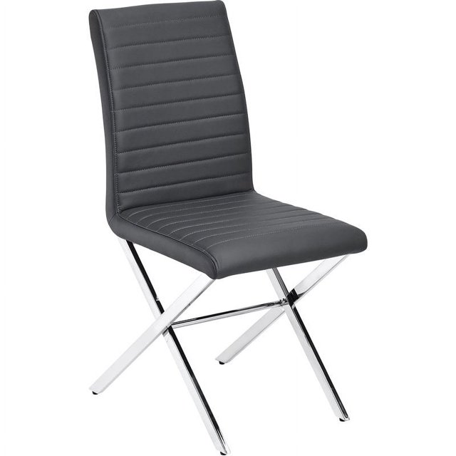 Best Master Furniture Timber Dining Chair, Gray (Set of 2)