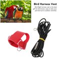 thumbnail image 3 of Bird Flight Harness Vest Artificial Leather  Flight Suit With Leash Training Design Anti Bite Suitable For Parakeets Same Size Birds, 3 of 8