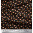thumbnail image 3 of Soimoi Poly Georgette Fabric Leaves, & Rose Floral Decor Fabric Printed Yard 52 Inch Wide, 3 of 3