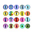 thumbnail image 2 of 200PCS Glass Eye Cabochon DIY Eye Cabochon Glass Cabochon for Jewelry Making, 2 of 10