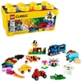 thumbnail image 1 of LEGO Classic Medium Creative Brick Box , Toy Set with Train, Car, Tiger, Christmas Gift for Kids 4+, 10696, 1 of 6