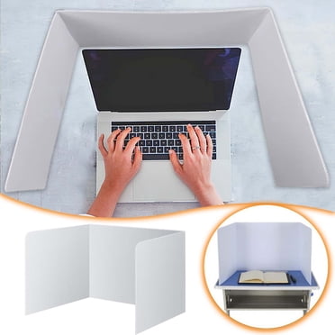Desktop Divider for Student Desks and Classrooms - Easy to Clean Desk Privacy Panels for Modern Learning Environments