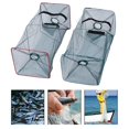 thumbnail image 1 of Piège de Pêche Portable Pliable et Filet à Homard avec Conception d'Entrée pour les Pêches d'Aventure en Plein Air, 1 of 6