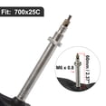 thumbnail image 3 of Unique Bargains 3 Pcs 700x23/25C Bike Inner Tube Rubber Long Straight Valve Bicycle MTB Inner Tubes 60mm, 3 of 6