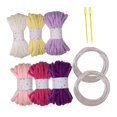 thumbnail image 3 of HILABEE 6 Pieces Knitted Yarn Handcrafting 5M Colorful Cushion Home Decor Craft Yarn D, 3 of 9