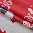 thumbnail image 4 of Christmas Curtain Lights,Long Curtain Rod 1Pc Red Christmas Snowman Curtains with Rods Christmas Curtains Christmas Theme Printed Sunshade Curtains Red Christmas Lights, 4 of 6