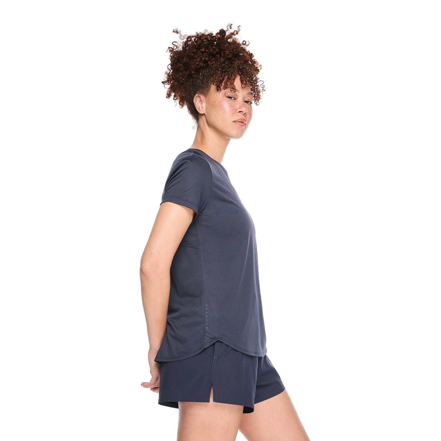T-shirt à encolure ras du cou Athletic Works pour femmes