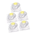 thumbnail image 1 of Reusable Freezer Bags, 5Pcs Transparent Sealed Storage Bag Reusable  Bags  Bags Reusable Grain Storage Bag for Rice Cereals Flour Nuts, 1 of 7