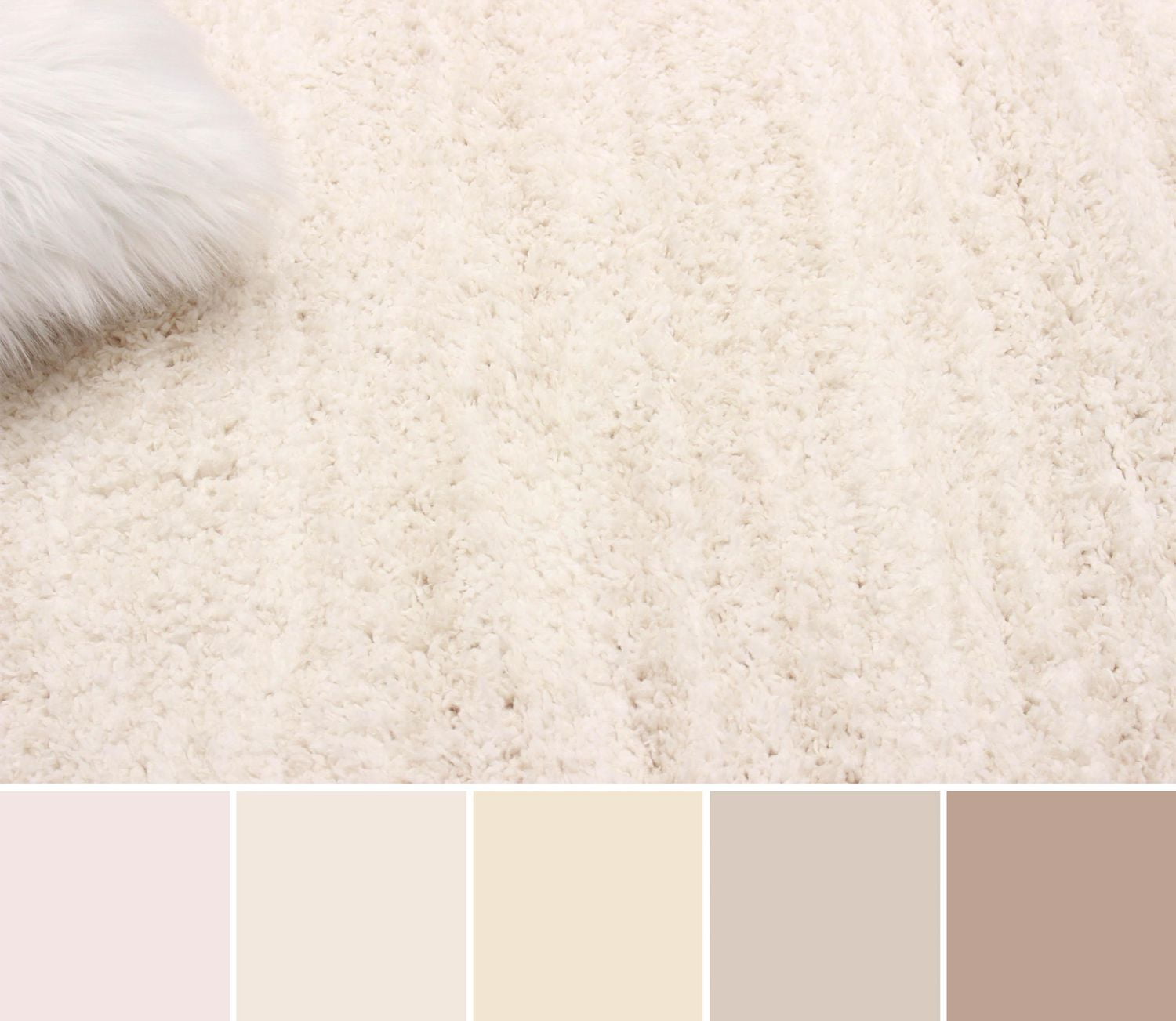 ECARPET Yeti Contemporary/Modern, Plush & Shags Area Rug for Living Room, Bedroom, Dining Entrance, Hallway and More.
