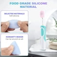 thumbnail image 4 of 6 Pcs Silicone Toothbrush Covers BPA-Free Compact Reusable Universal Simple Installation Tooth Brush Cover Caps, 4 of 8