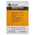 thumbnail image 4 of Niche Semi-Metallic Brake Pad Set for Harley-Davidson Dyna Motorcycle MK1002610, 4 of 8