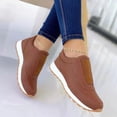 thumbnail image 1 of Qertyioot Espadrilles de Mode pour Femmes Liquidation Chaussures à Enfiler pour Femmes Confort Confortables pour la Marche Chaussures à Enfiler, 1 of 5
