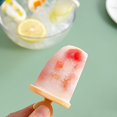 thumbnail image 4 of Oleegame 2PC Baby Popsicle Molds With 8PCS Reusable Sticks Which Is Convenient To Clean To Use And Can Be Reused For A Long Time Saving Materials For Making Popsicles. Green, 4 of 4