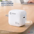 thumbnail image 4 of OXAA USB-C 65W GaN Wall Charger Block with Power Delivery 3.0, Compact Type-C Adapter, Compatible with laptops, MacBooks, iPhone, Samsung Galaxy, iPad & USB-C Enabled Devices, 4 of 7