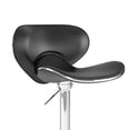 thumbnail image 3 of CorLiving Marcus Curved Form Fitting Upholstered Adjustable Height Indoor Barstools - Set of 2, 3 of 9