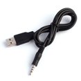 thumbnail image 3 of 3.5mm AUX Audio To USB 2.0 Male Charge Cable Adapter Cord For Car MP3, 3 of 3