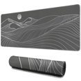thumbnail image 1 of "Large 31.5x11.8 Inch Extended Gaming Mouse Pad: Mountain Inspired, Stitched Edges & Stable Rubber Base for Gaming & Office Work Efficiency", 1 of 7
