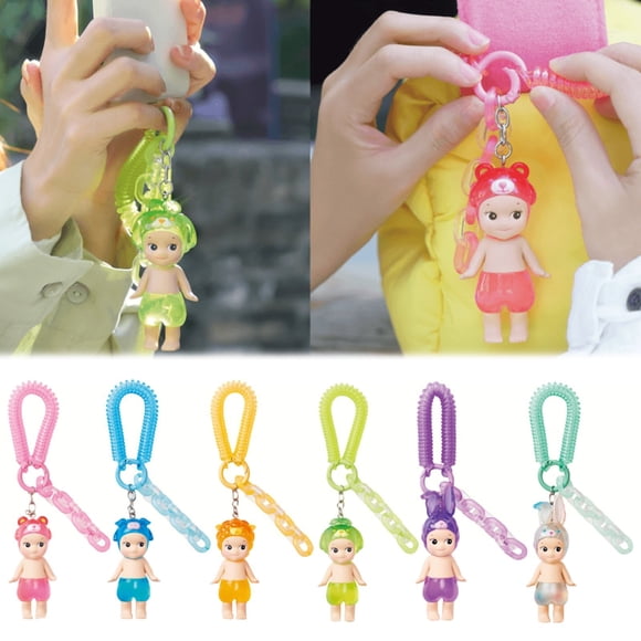Sonny Angel HIPPERS Candy Store Series Blind Box Doll Keychain Mini Figure Charm, 1Pc Random