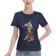 thumbnail image 1 of T-Shirt Basique à Manches Courtes pour Femmes Naruto Naruto Sasuke, 1 of 6