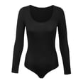 thumbnail image 4 of 2025 Combinaison Longue en Molleton à Col Rond pour Femmes, Justaucorps à Manches pour Femmes, Confortable contre la Peau des Femmes, Hauts, Pyjama Long pour Femmes, Bodys pour Femmes, 4 of 4